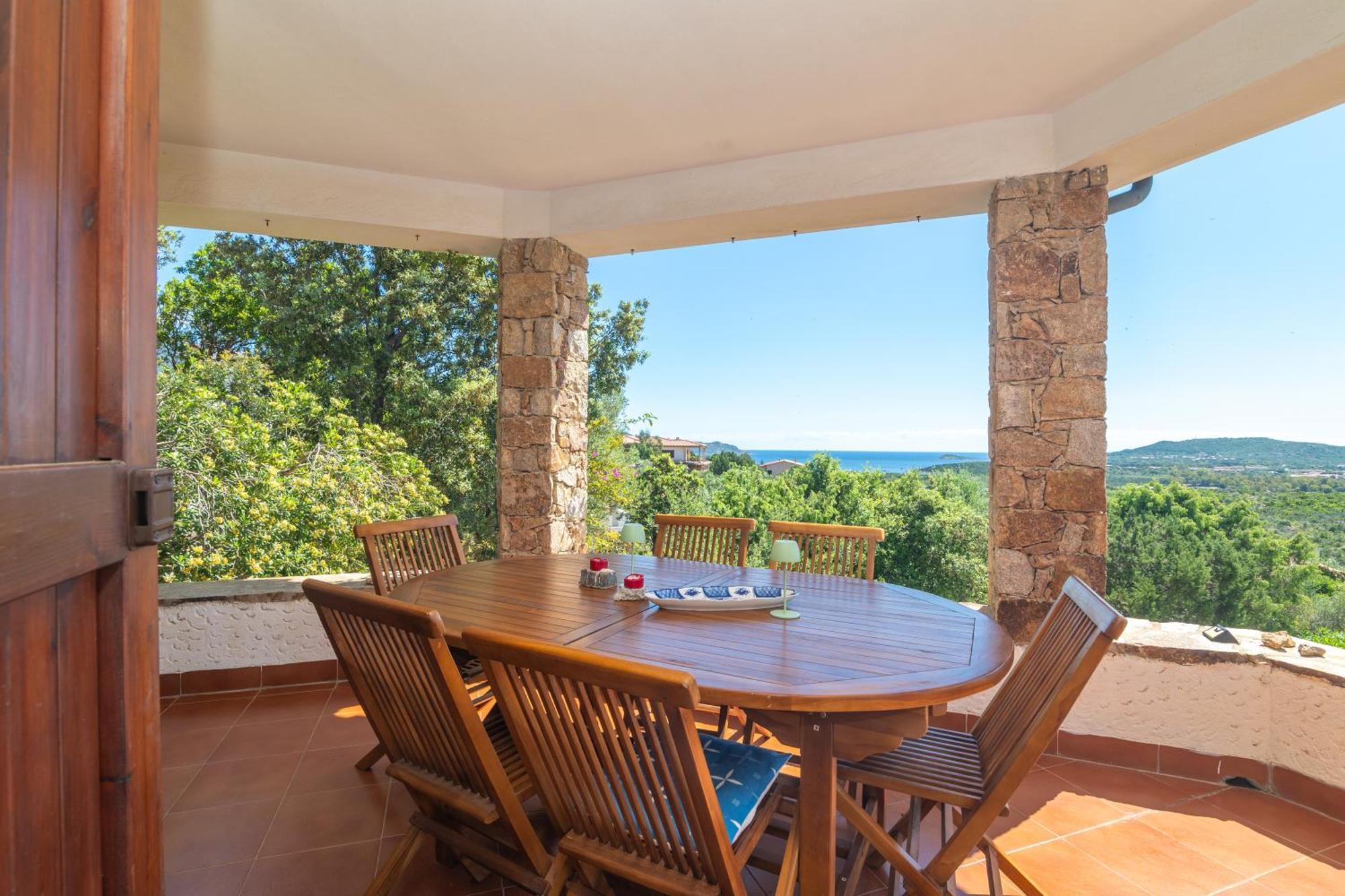 Villa Vista Mare Cala Ginepro Punta Molara Eksteriør bilde