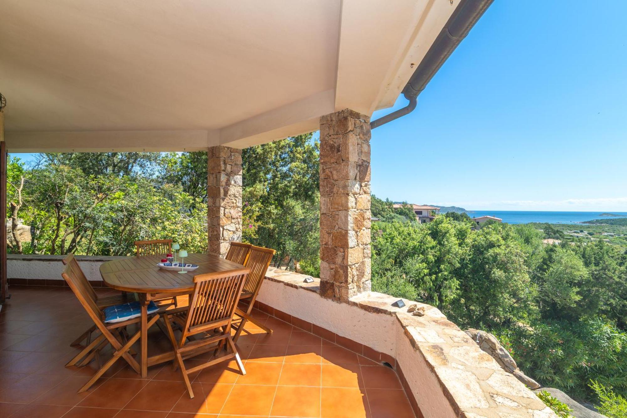 Villa Vista Mare Cala Ginepro Punta Molara Eksteriør bilde